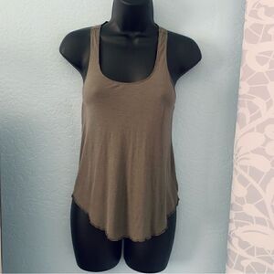 Mudd Army Green Racerback Tank Top Size XS
